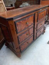 Credenza noce intarsiata - credenza,