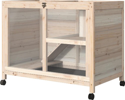 Allmypets conigliera legno - legno, 2