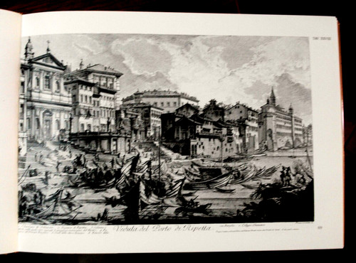 Piranesi veduta porto - porto, di