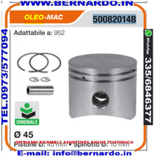 KIT PISTONE COMPLETO D.45 orig.  MOTOSEGA OLEO-MAC 952 GS520 - EFCO 152 MT 5200