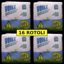 16 rotoli carta igienica idrosolubile 2 veli wc camper barca campeggio caravan