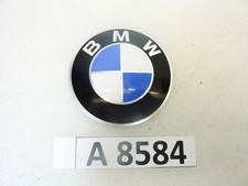 Logo in metallo moto BMW originale no replica diam 82 mm nuovo fondo di magaz...