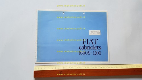Fiat 1600 1200 cabriolet - -,