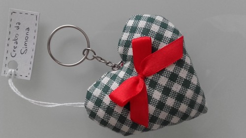 Portachiavi cuore shabby - , in