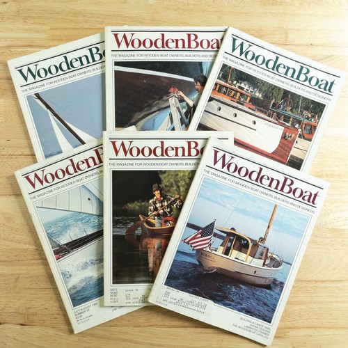 Woodenboat magazine 1990 lot - woodenboat,