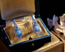 Orecchini Dormeuse Argento Art