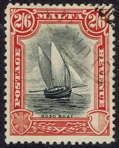 Malta 1930 barca iscritta - 1930,