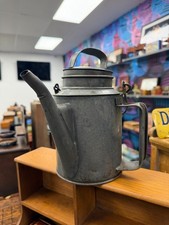 Antico bollitore olio annaffiatoio ferroviario NYCRR in rilievo New York Central