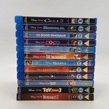 Disney Animation Blu Ray Movies DVD Bundle