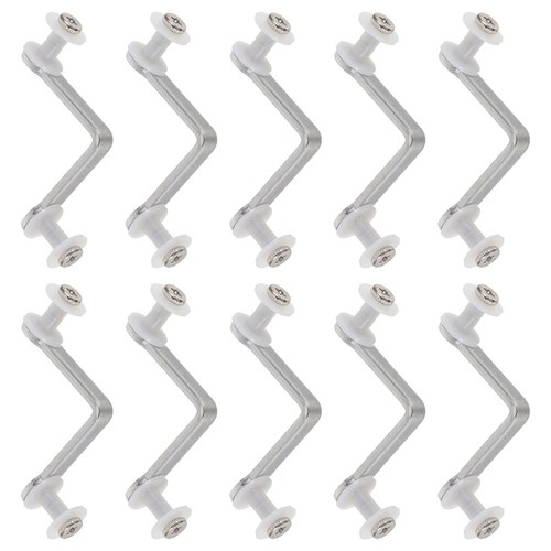 10pz morsetto vetro acciaio - 10pz,