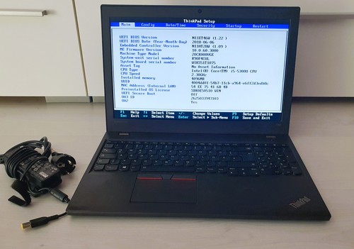 Lenovo thinkpad t550 non - thinkpad, i5