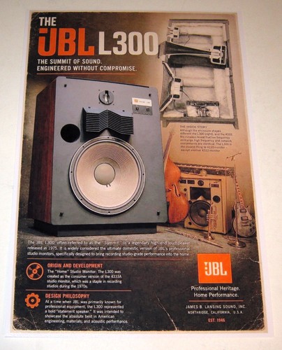 Jbl l300 summit studio home - summit, studio/home