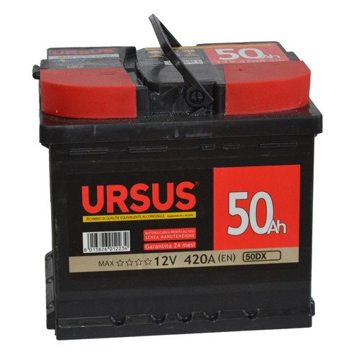 Batteria auto ursus dx - 50, ah