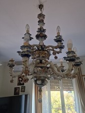 coppia lampadari capodimonte