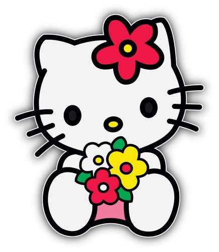 Adesivo hello kitty - hello,