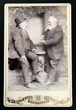 19c Cabinet Card Dibattito tra