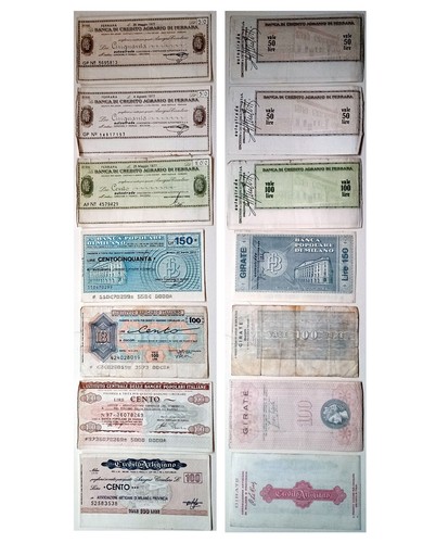 Lotto mini assegni - di, 7
