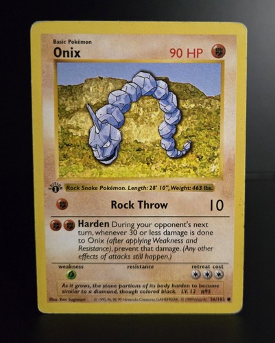 Pokémon tcg onix - -, #56
