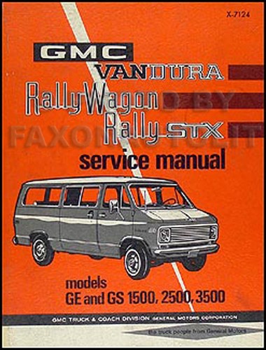 1971 gmc furgone riparazione - gmc,