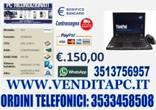 NOTEBOOK RICONDIZIONATO LENOVO T410 INTEL CORE I5-M540 RAM 4 GB HDD 320 GB W10PR