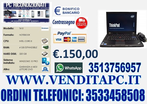 Notebook ricondizionato lenovo - notebook,