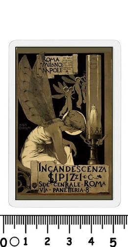 Calamita pubblicità sipizzi - calamita,