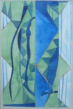 Enrico DELLA TORRE (Pizzighettone Cremona 1931) VERTICALE cm 31x20 anno 1985