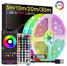 Striscie led BLUETOOTH RGB 5m  USB