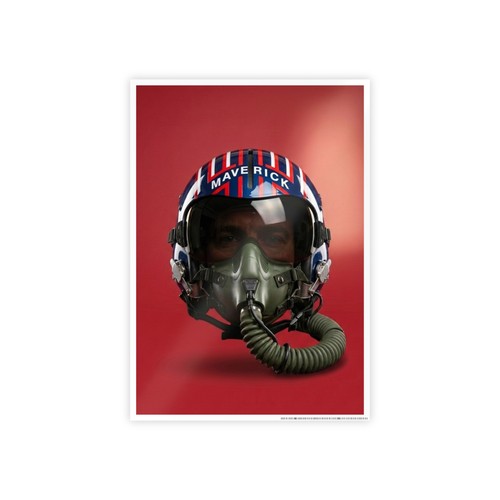 Poster casco pilota caccia - pilota,