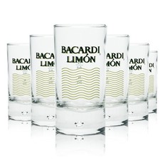 6 bicchieri corti Bacardi
