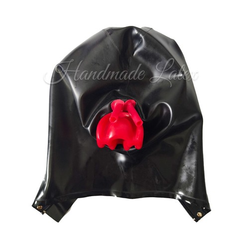 Cappuccio lattice con denti - in,