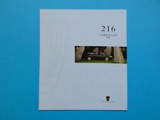 Brochure / Catalogo / Brochure Rover 216 Cabriolet / Cabrio SE - 03/95