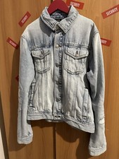 Giubbotto Giacca Denim In Jeans Armani Exchange Taglia S