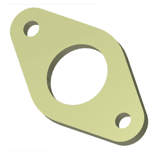 Flangia isolante carburatore - flangia,