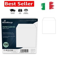 100 bustine porta cd e dvd in