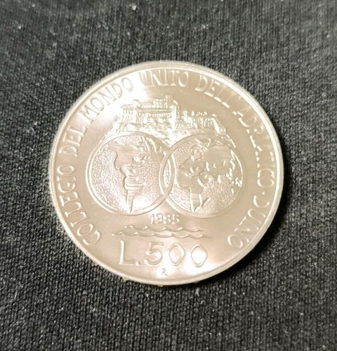 500 lire argento 1985 - 1985, collegio