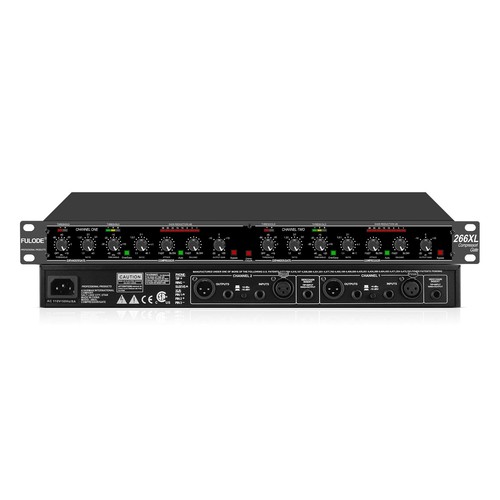 Compressore audio rack doppio