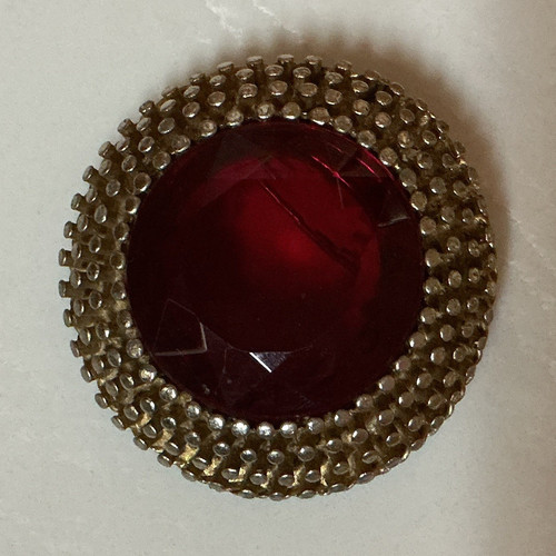 Set spilla lunetta cabochon