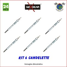 Kit 6 candelette Maxgear per