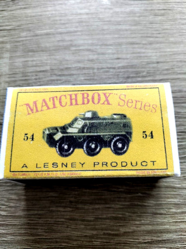 Matchbox ruote regolari 54 - matchbox, n.54