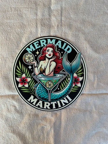 Insegna martini mermaid - insegna,