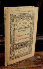 Adolfo Zerboglio - Cesare Lombroso - Profili n° 20 - Formiggini 1912         R2