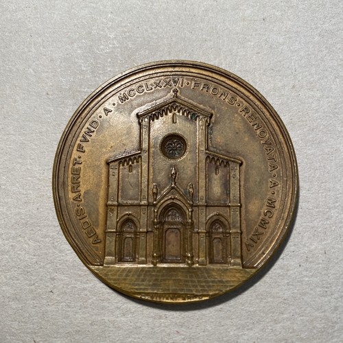 Arezzo medaglia restauro - arezzo,