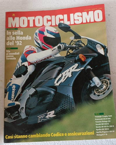 Motociclismo 1992 triumph - 1992,