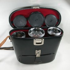 Set di 3 obiettivi Carl Zeiss Pro-Tessar per fotocamere Contaflex, 35, 85 e 115 mm