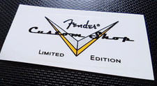 LOGO GUITARE FENDER CUSTOM SHOP / FENDER CUSTOM SHOP limited edition HEADSTOCK