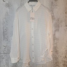 ZARA RUSTIC FABRIC SHIRT SS22