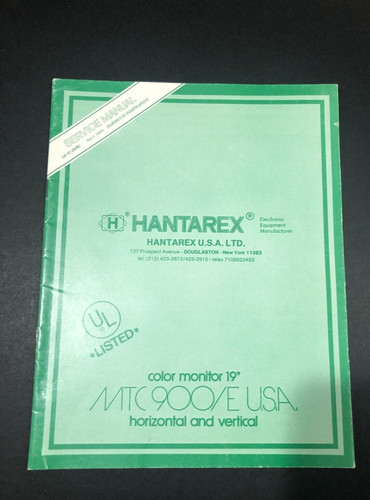 Hantarex monitor colori - hantarex,