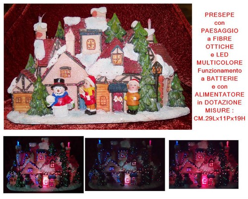 Presepe paesaggio natale - a,