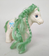 Mio Mini My Little Pony G1 Hasbro vintageGi-Go Tootsie Pose w/ Bridle Green -XXX
